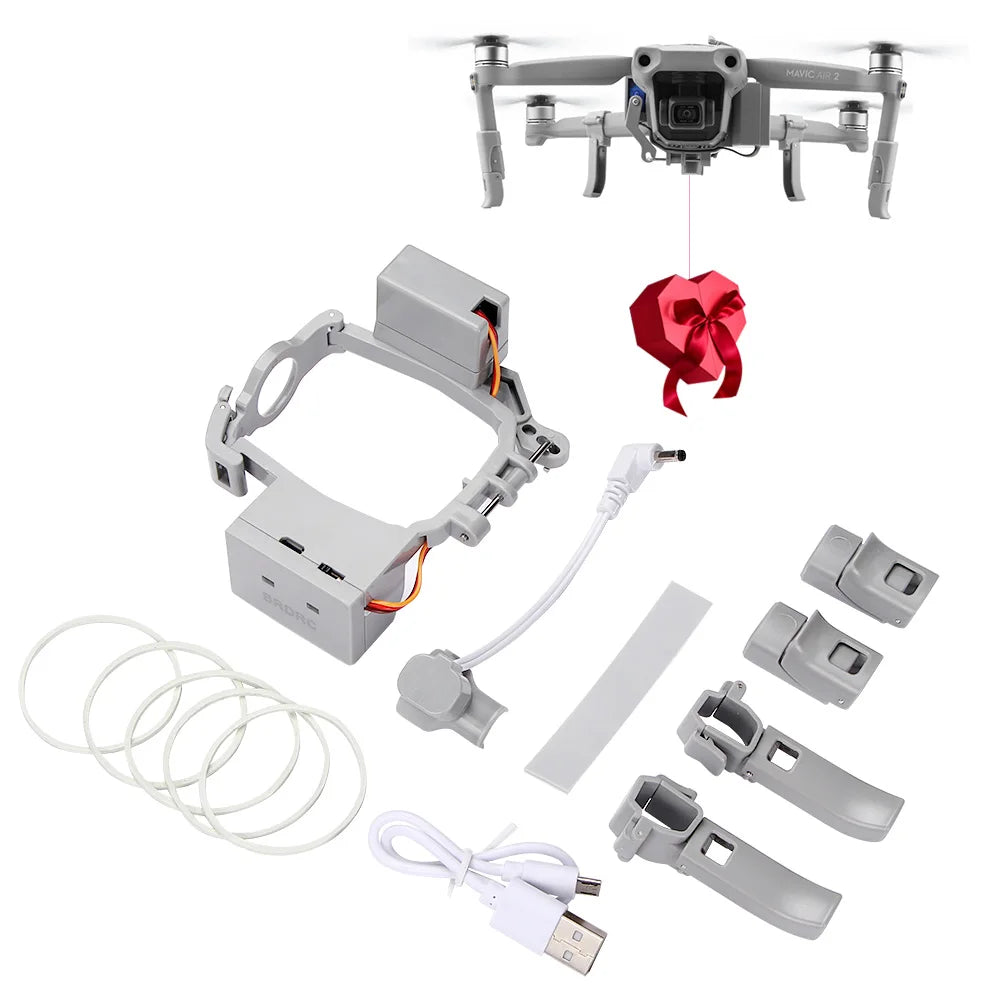 For DJI Mavic Air 2 Accessories Transport Device and Landing Gear for Airdrop System for Wedding Proposals