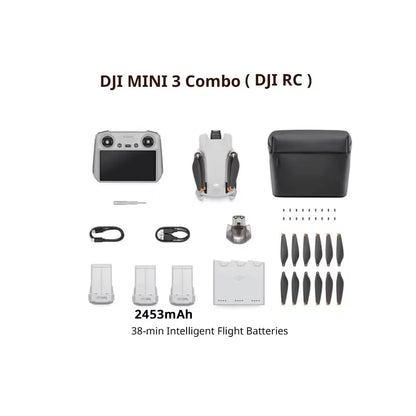 Mini 3 Drone 38-Min Max Flight Time 4K HDR Video True Vertical Shooting Mavic Mini3 Brand New in Stock