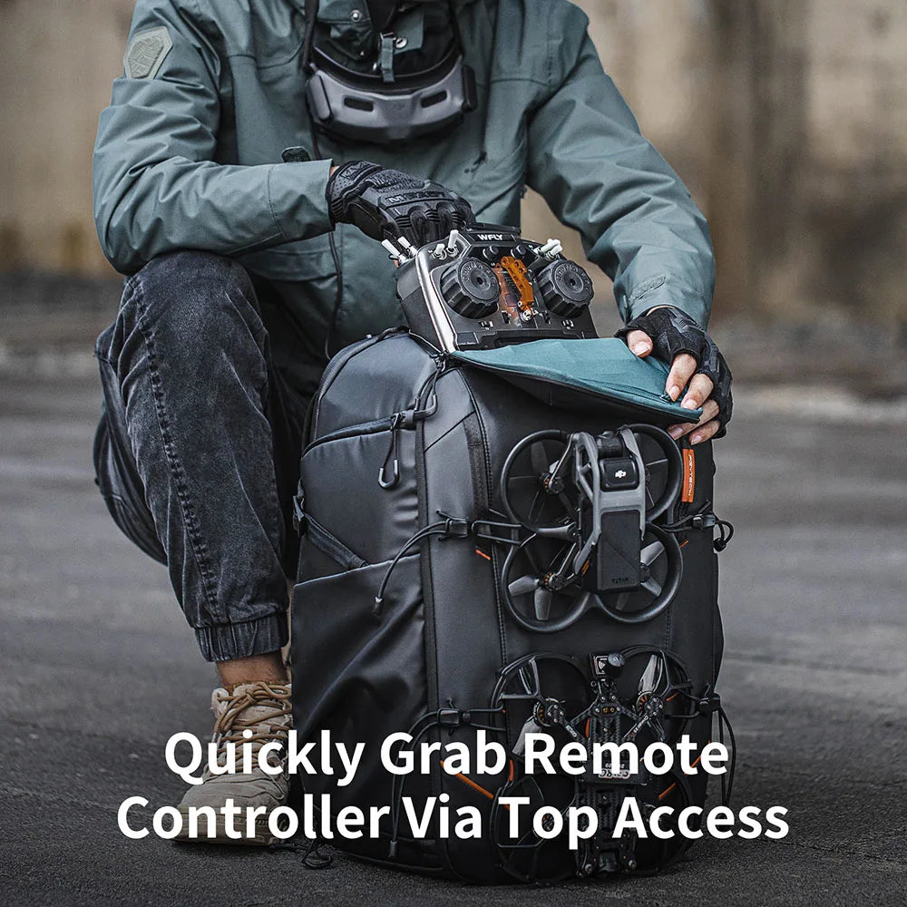 PGYTECH 30L Onemo Drone-Backpack for  FPV, Professional Waterproof Backpack Travel Bag for FPV Racing Quadcopter/Fpv Goggles