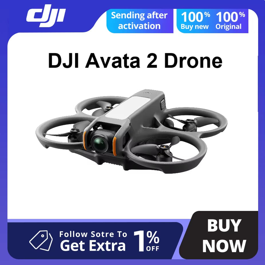 Avata 2 Only Drone without Battery Only Used for Replacement Parts Damaged by Drone Original  Drone