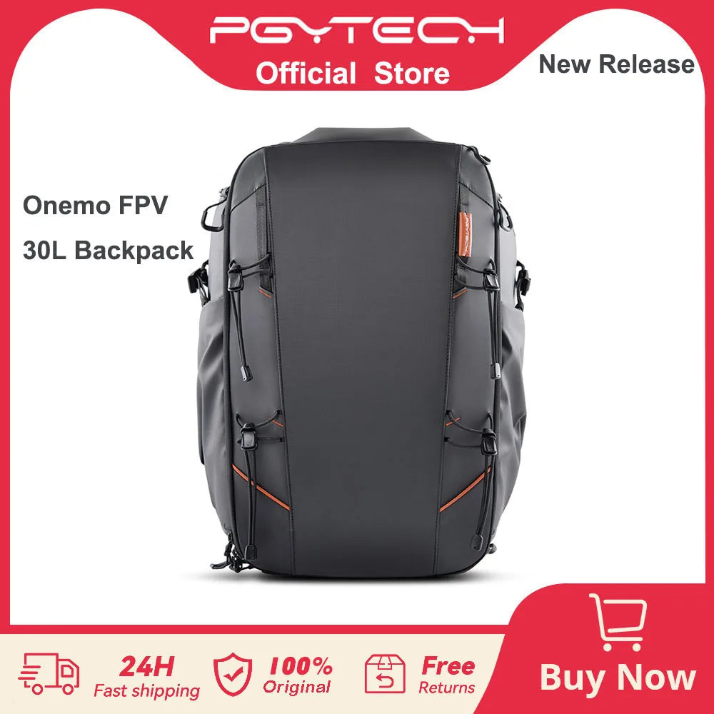 PGYTECH 30L Onemo Drone-Backpack for  FPV, Professional Waterproof Backpack Travel Bag for FPV Racing Quadcopter/Fpv Goggles