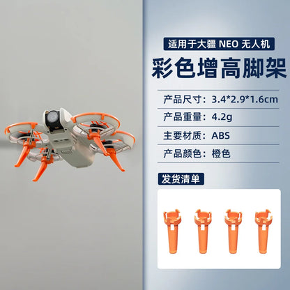 ABS Materials Folding Stand  Drone Height Enhancement Lengthening Kickstand Extension Fixed Bracket for DJI Neo Drone Accessory