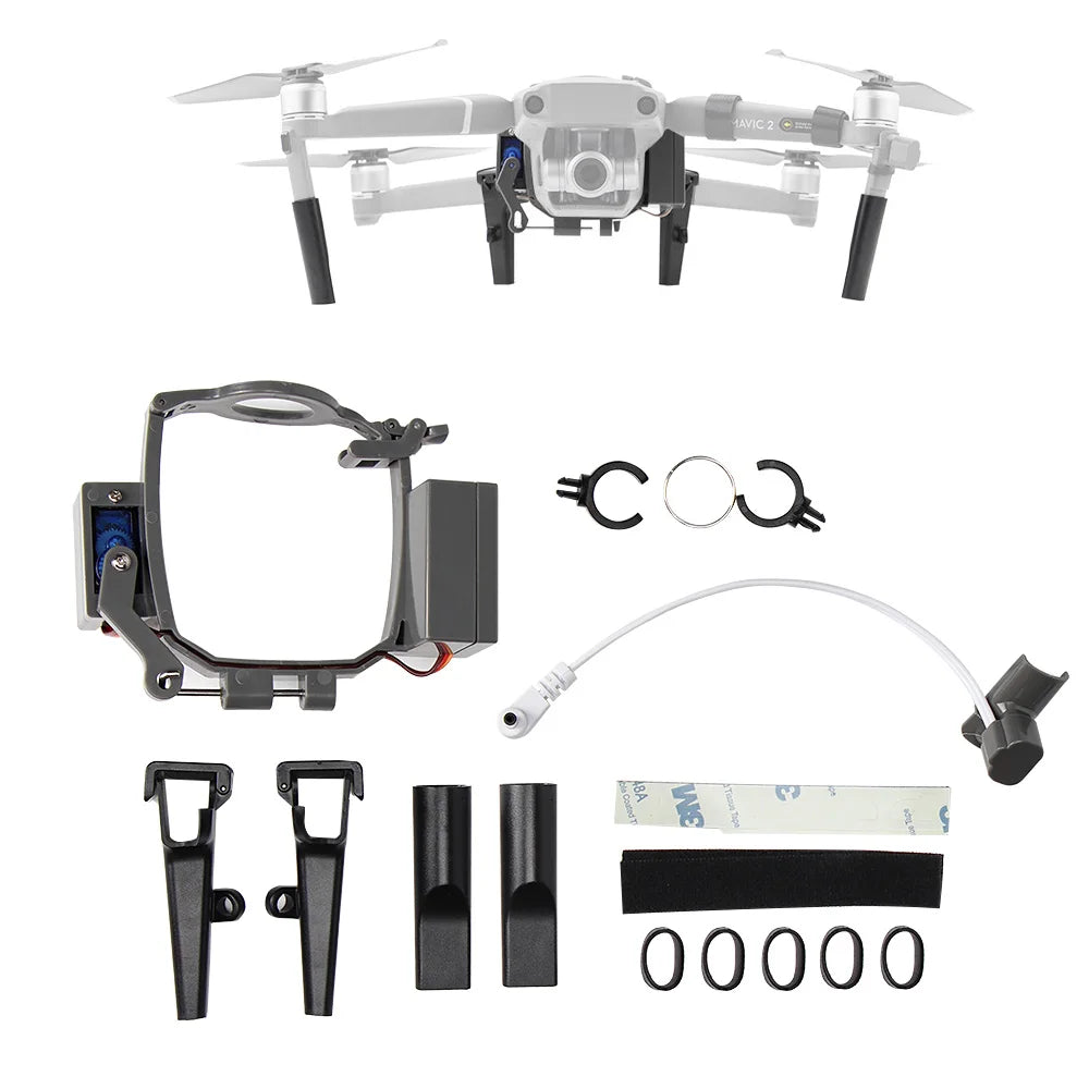 Airdrop System Drone Accessories Fishing Bait Wedding Ring Gift Deliver Life Rescue Thrower for DJI MAVIC 2