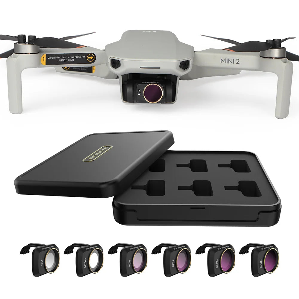 Lens Filter MCUV ND4 ND8 ND16 ND32 CPL Drone Camera Filters Kit Drone Accessories for DJI Mavic Mini /Mini SE/Mini 2