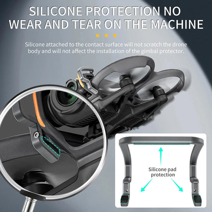 Gimbal Lens Bumper for DJI Avata 2 Top Silicone Protective Bars Anti-collision for DJI Avata 2 Drone Accessories