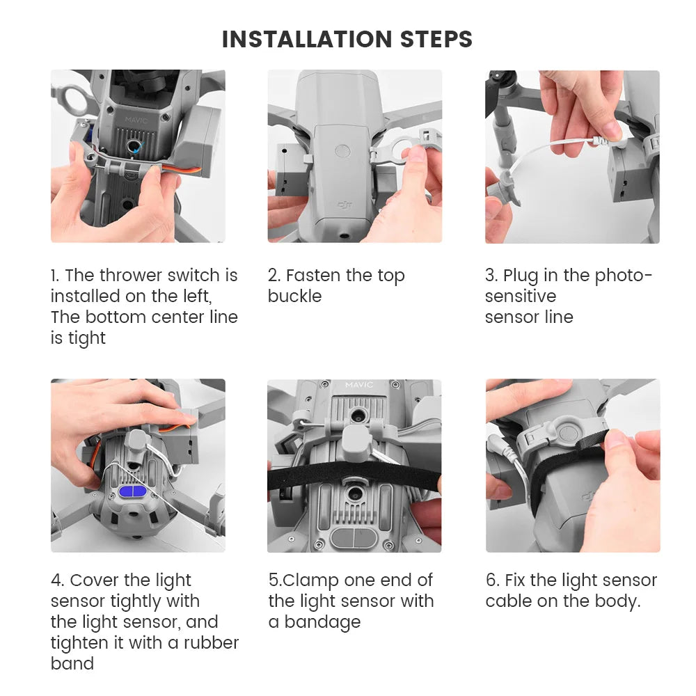 For DJI Mavic Air 2 Accessories Transport Device and Landing Gear for Airdrop System for Wedding Proposals