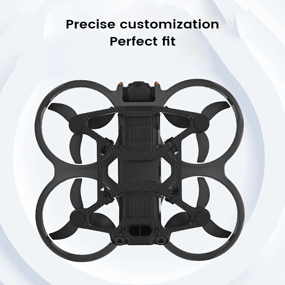 Carbon Fiber Bottom Armor Protective Anti-Collision Bottom Armor Height Bracket for DJI Avata 2 Drone Accessories