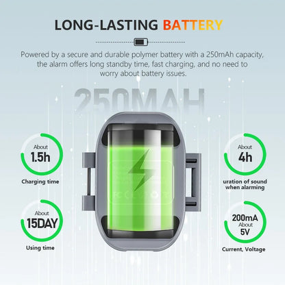 Lightweight Drone Alarm USB Charging Portable Anti-Lost Alarm Tracking Locator for DJI Neo Drone Accessories