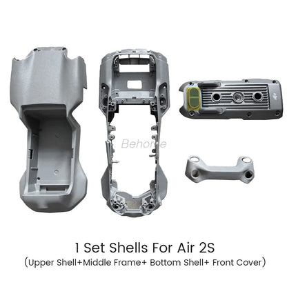 For DJI Mavic Air 2S Drone Repair Accessories Upper Shell Front Cover Bottom Aircraft Cover Middle Frame-Quality Spare Parts