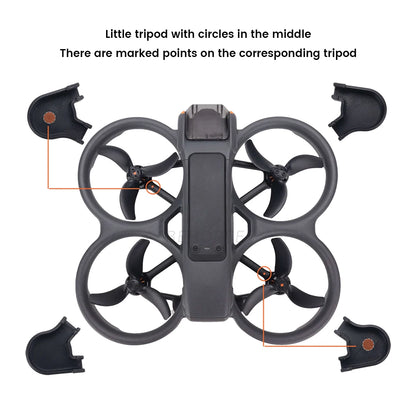 Anti-scratch Landing Gear Kit Protecting Drone Body Convenient Installation Bracket Drone Accessories for DJI Avata 2