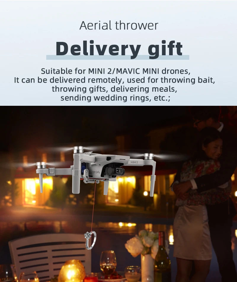 Airdrop Transport Conveying Equipment Gift Rescue Supplies Fishing Line Drone Accessories for DJI Mavic Mini /SE/Mini 2