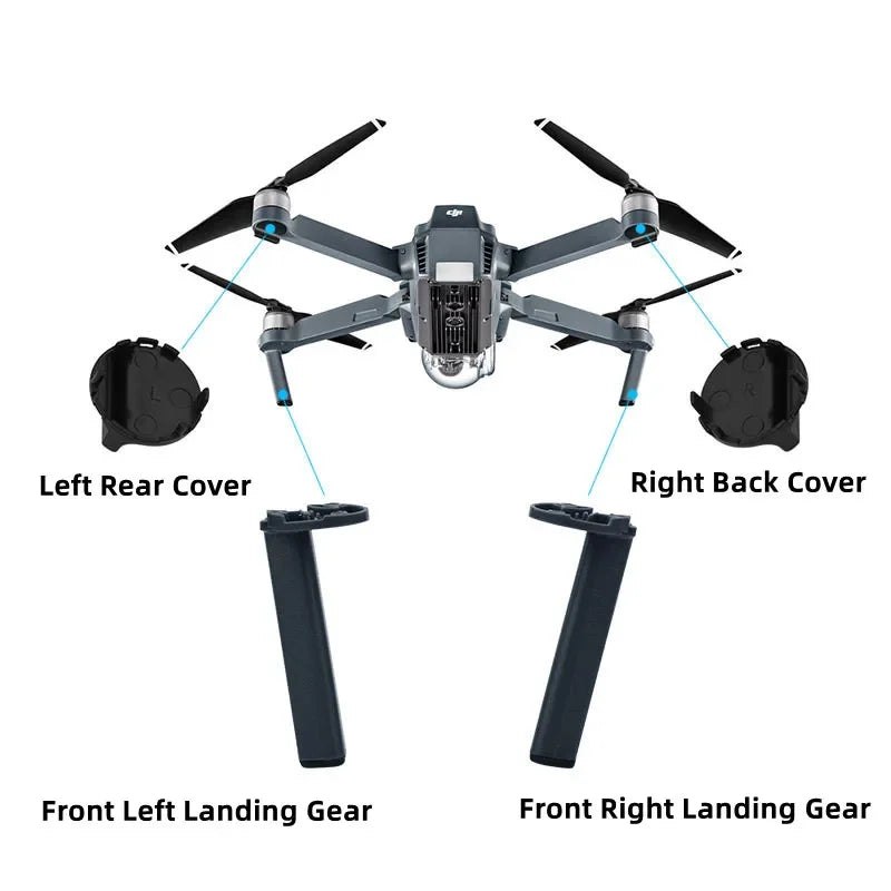 Original for Mavic Pro Parts  Front Landing Gear Rear Cover Arm Axis Rear Shaft Bracket CW CCW for DJI MAVIC PRO Spare Parts