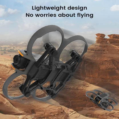 Carbon Fiber Bottom Armor Protective Anti-Collision Bottom Armor Height Bracket for DJI Avata 2 Drone Accessories
