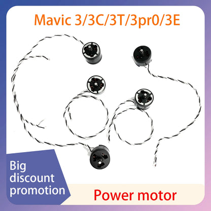 The new Mavic 3/3C/3T/3E/3pro front, rear, left, and right power motors rotate smoothly and are suitable for the DJI Mavic serie